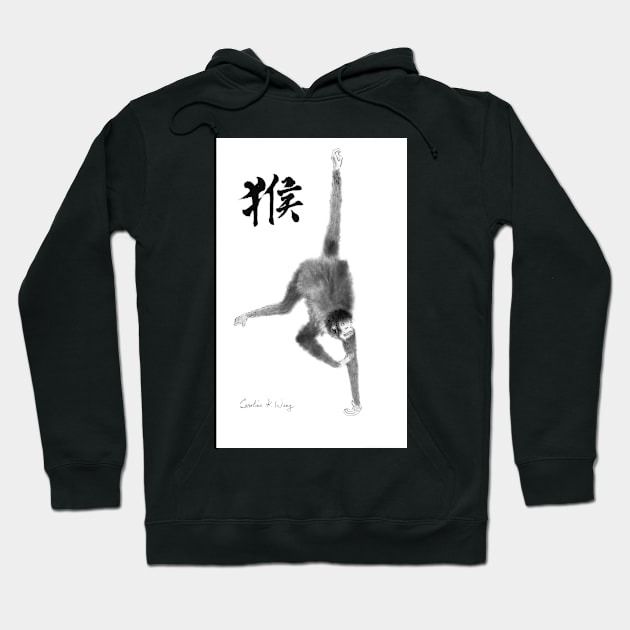 Zodiac Monkey Hoodie by Cwang